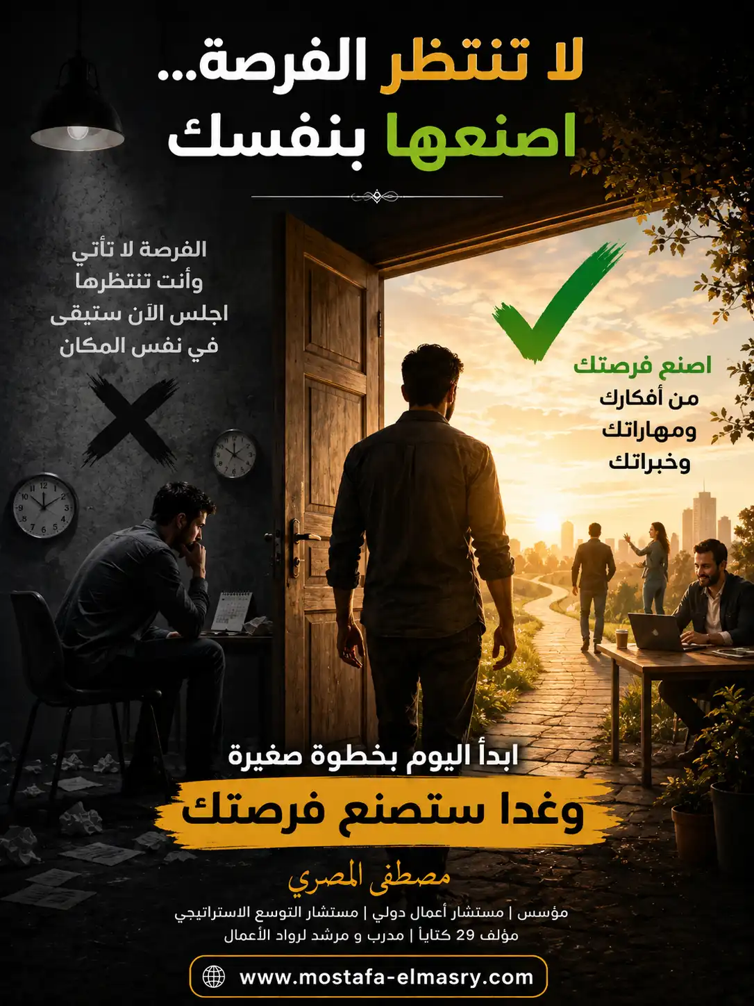 لا تنتظر الفرصة... اصنعها بنفسك
