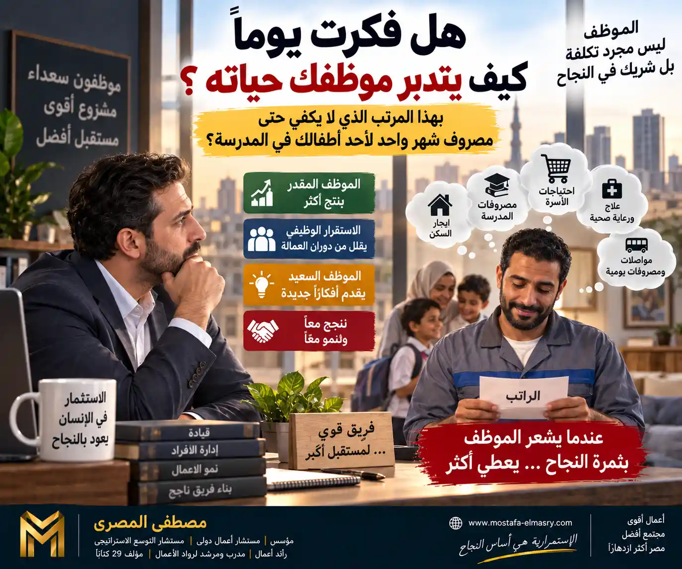 هل فكرت يومًا كيف يتدبر موظفك حياته بهذا الراتب؟